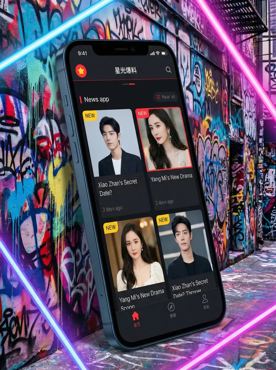 阿宾游记 APP界面展示 - 掌上吃瓜神器